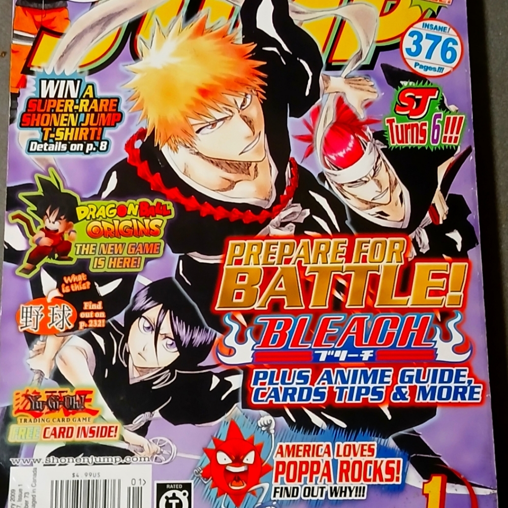 Shonen jump mag from Jan 2009